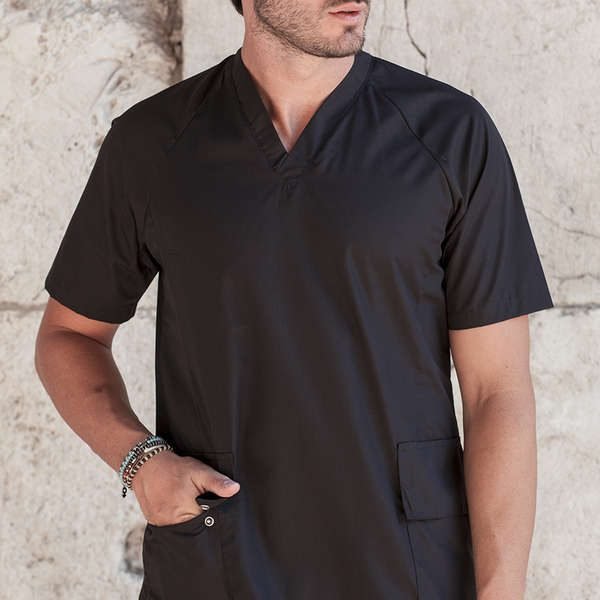 Men's tunic in wash-resistant fabric