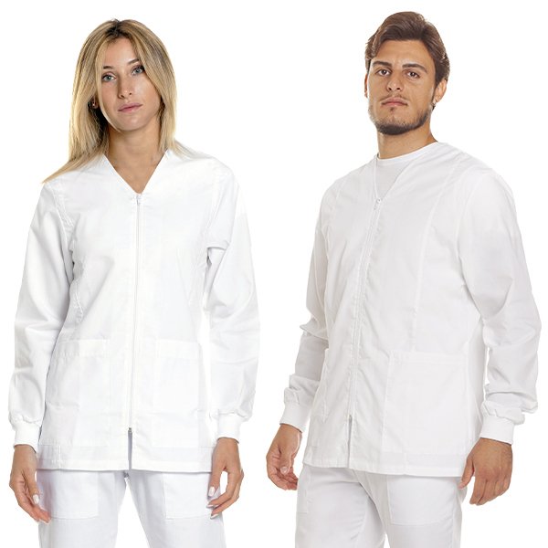 Unisex zip-up tunic