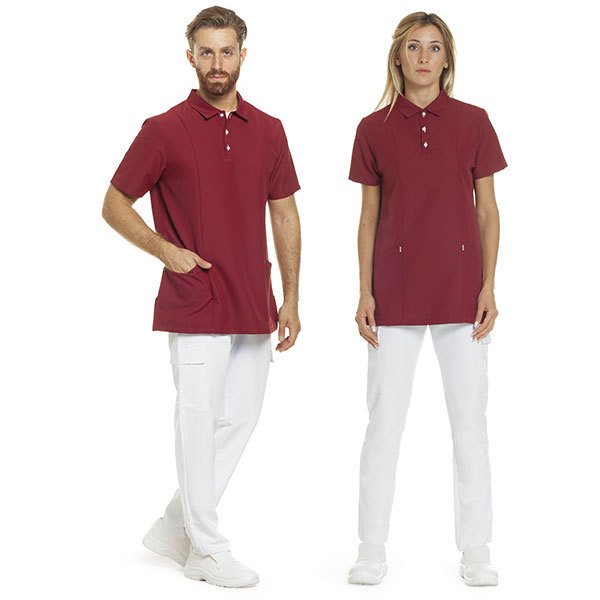 Casacca unisex bordò 2 Casacca unisex bordò - immagine 2