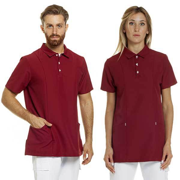 Casacca unisex bordò 1 Casacca unisex bordò