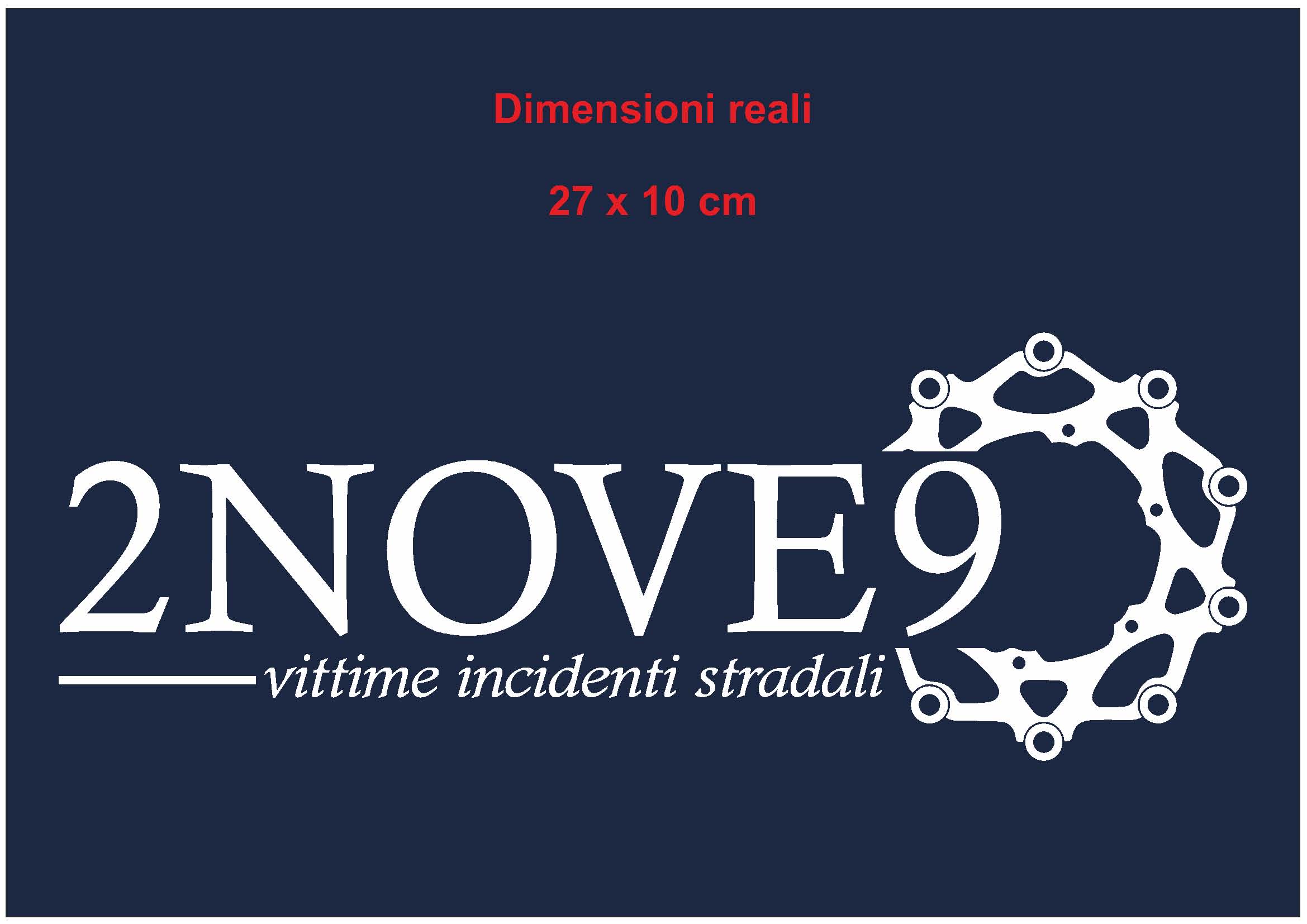 T-SHIRT Donna 2NOVE9 Blu SLS-01825-318- ST(Stampa bianca) 2 T-SHIRT Donna 2NOVE9 Blu SLS-01825-318- ST(Stampa bianca) - immagine 2